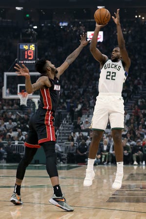 Khris Middleton average of 14 shots a game, so his absence will open opportunities for others.