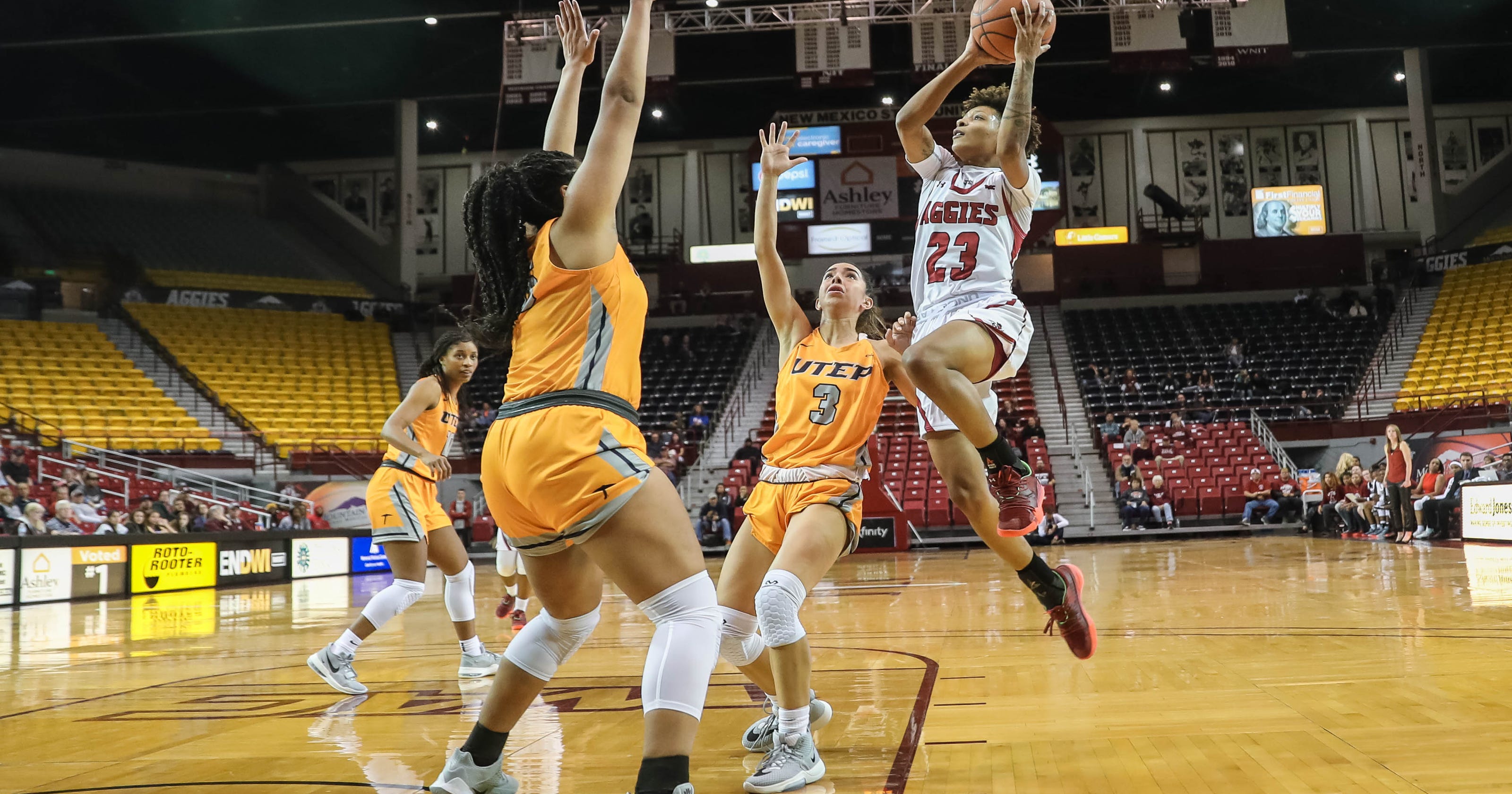 Utep Women Snap Losing Skid To Aggies With Win In Las Cruces