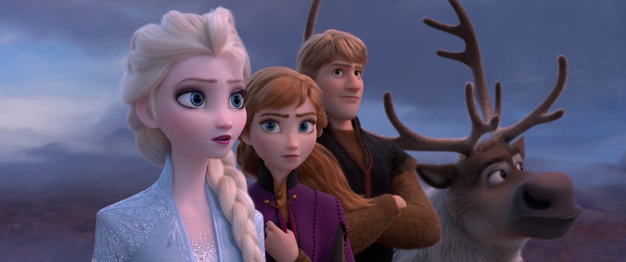 "Frozen 2" features the voices of Idina Menzel, Kristen Bell, Jonathan Groff and Josh Gad.