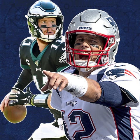 Tom Brady's Patriots will meet the Eagles and Cars