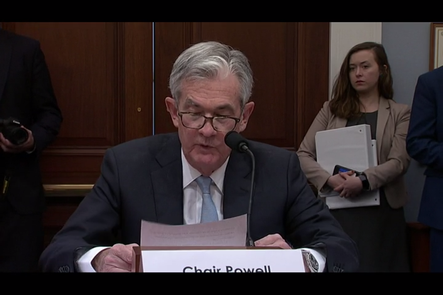 Federal Reserve Chairman Jerome Powell is asking Congress to tackle the growing budget deficit.