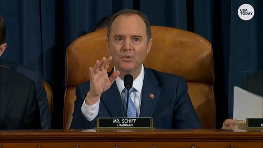 House Intelligence Committee Chairman Adam Schiff shuts down interruptions during the second day of public impeachment hearings.
