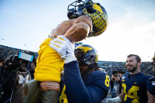 Mitch Albom Michigan Football Didn T Just Dominate Msu It Owned It