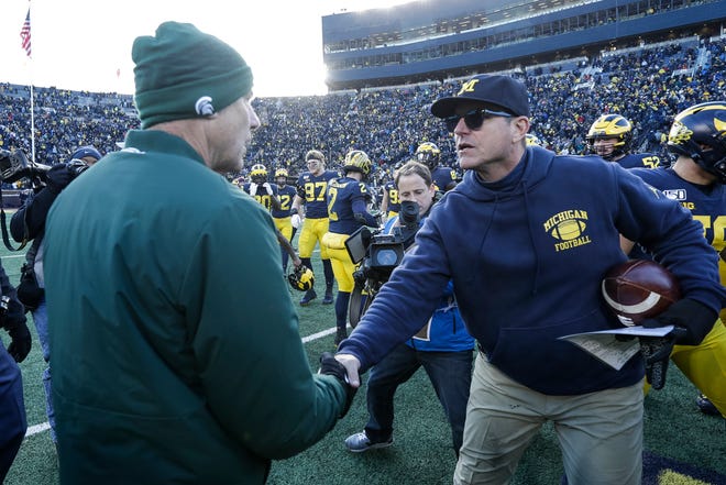 No Fun In Michigan Msu Football Rivalry Blame Harbaugh No Fun In Michigan Msu Football Rivalry Blame Harbaugh