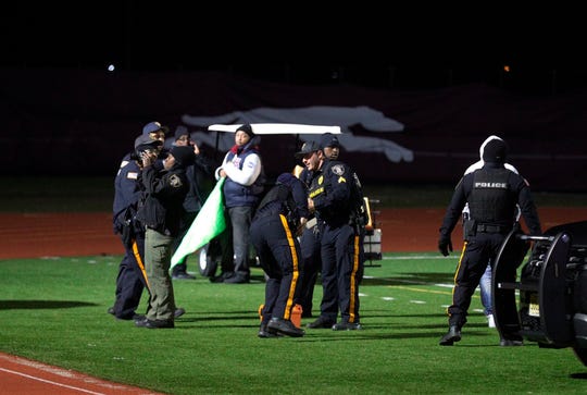 Image result for 2 wounded when gunman opens fire at packed NJ high school football game
