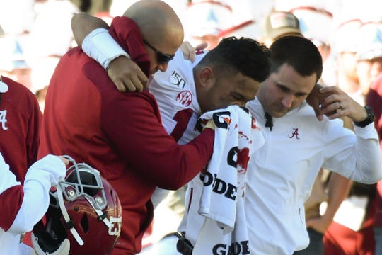 Nick Saban Tua Tagovailoa In Good Spirits Doing Well