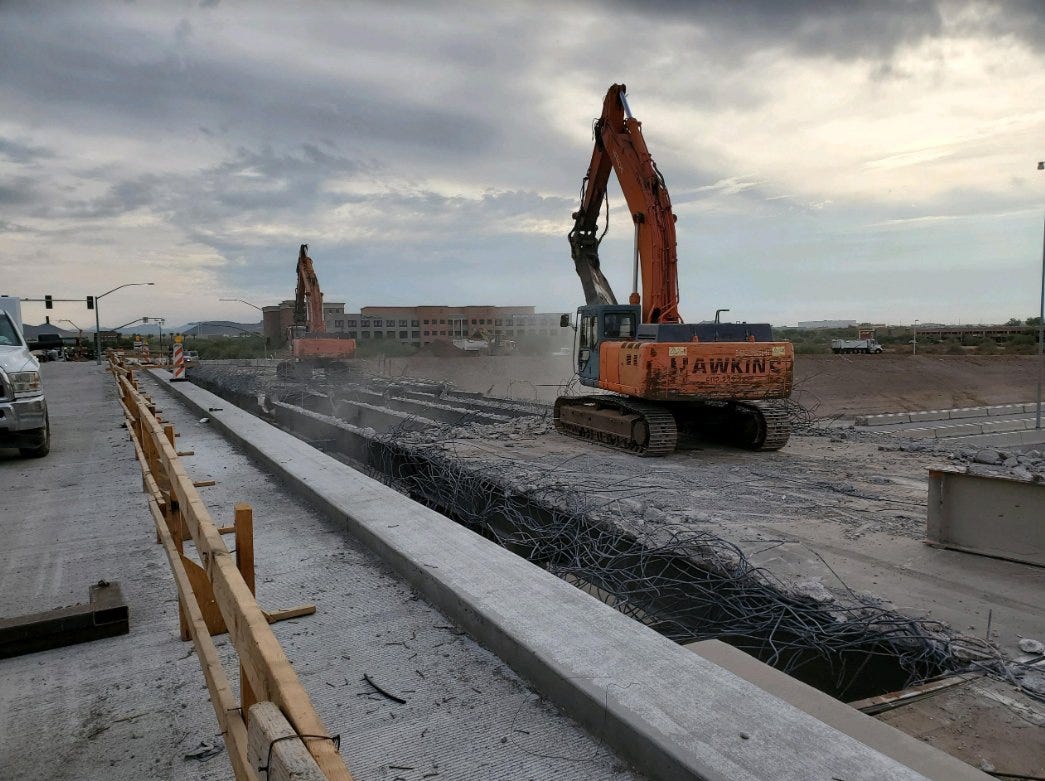 Directions To Interstate 17 I-17 In North Phoenix Closed Nov. 15-17 For Bridge Removal