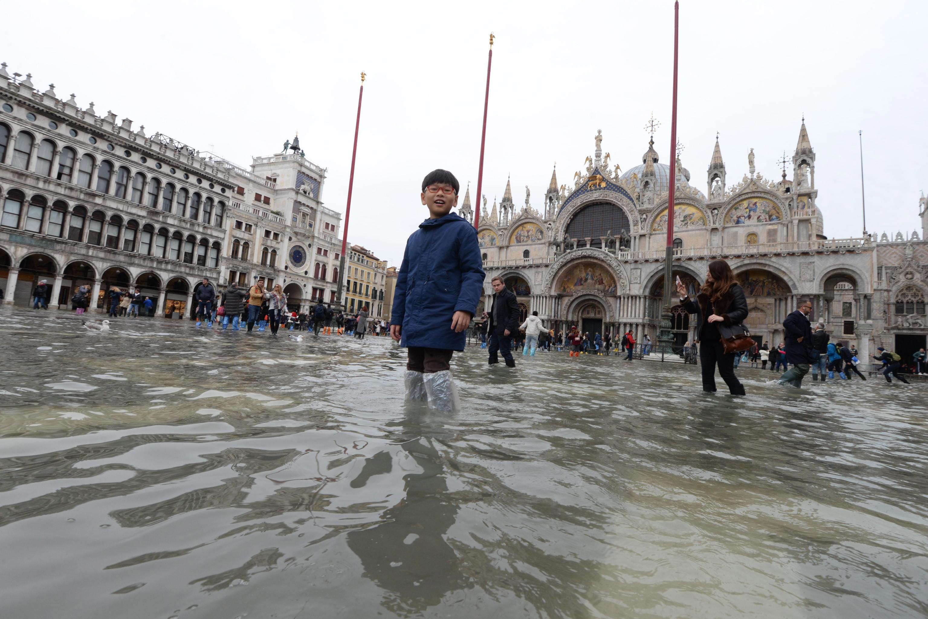 Venice Hit With Record Breaking Third Major Flood In Just Five Days