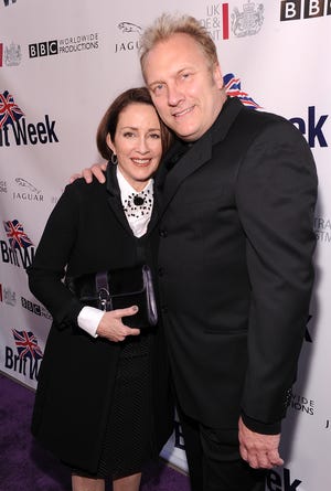 Patricia Heaton  and husband David Hunt arrive at BritWeek's VIP launch reception of the 5th annual BritWeek at the British Consul General's residence on April 26, 2011 in Los Angeles, California.