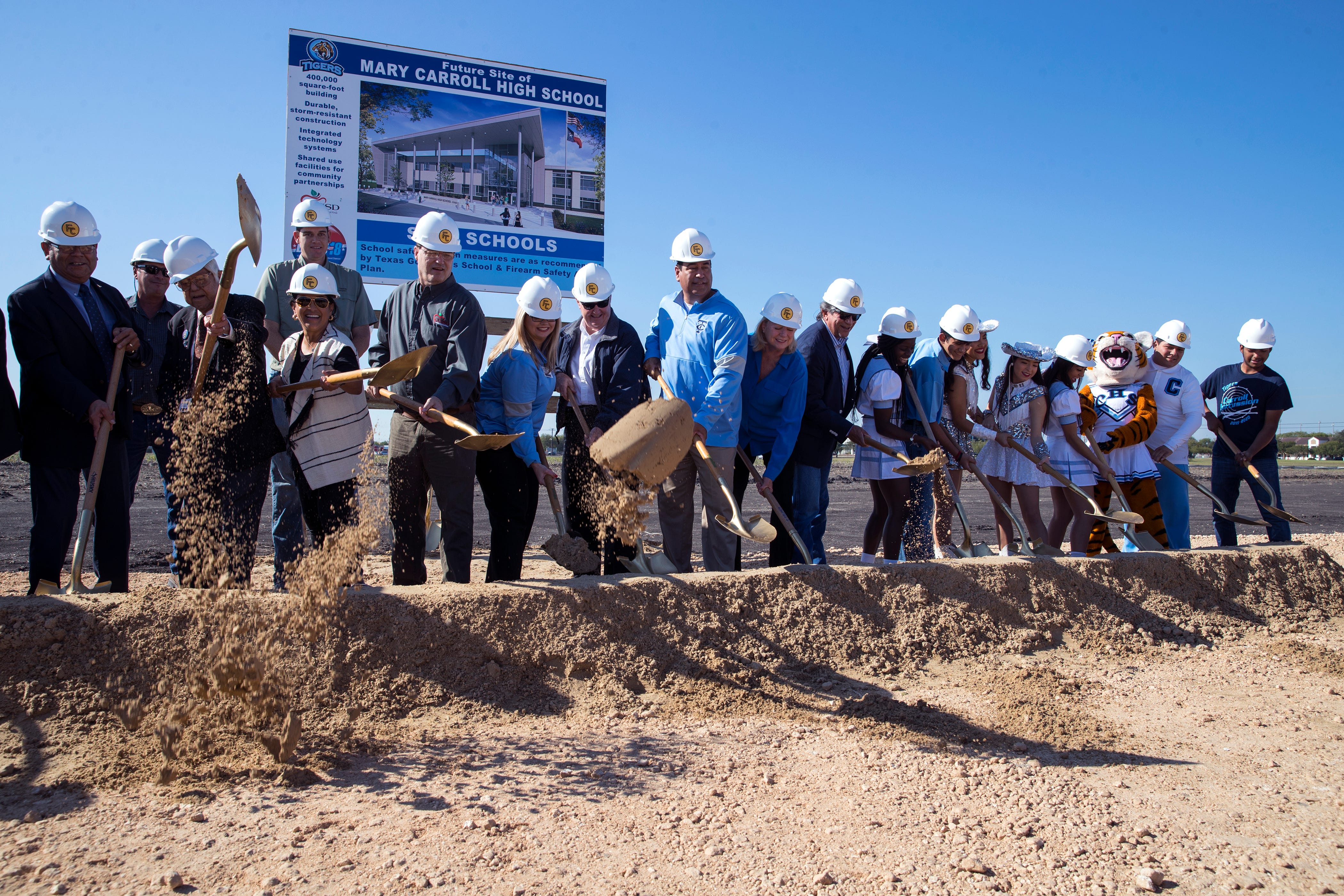 CCISD breaks ground on new Carroll High School campus