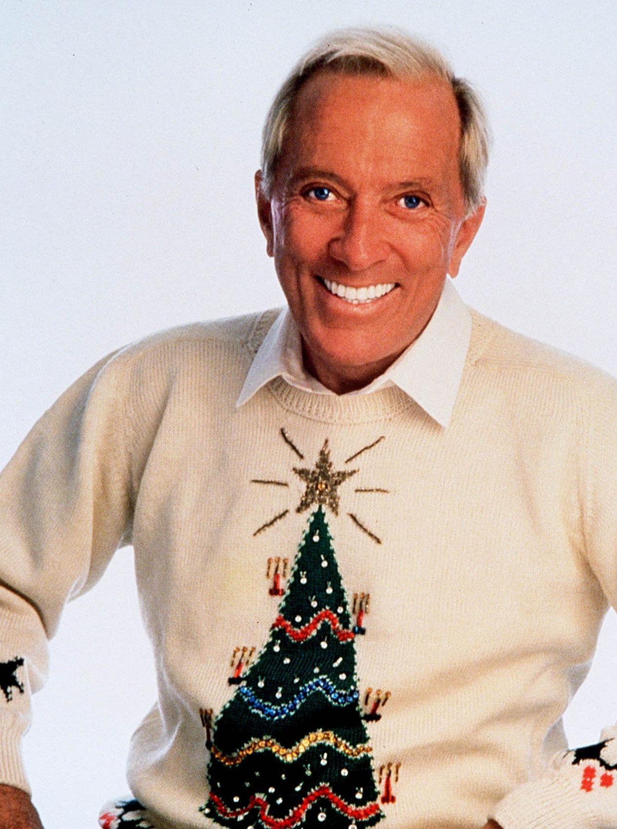Andy Williams on the TV and reindeer for memory are Christmas memories