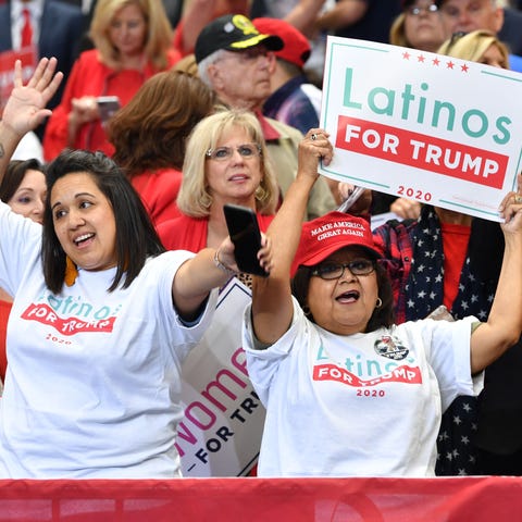 A rally in Dallas on Oct. 17, 2019.
