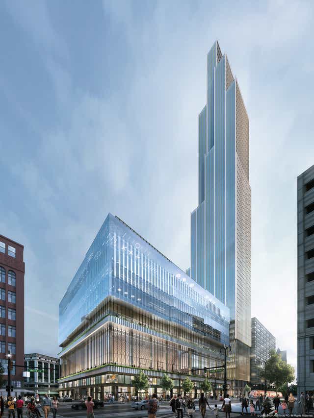 Hudson S Site Skyscraper Will No Longer Be Tallest In Detroit