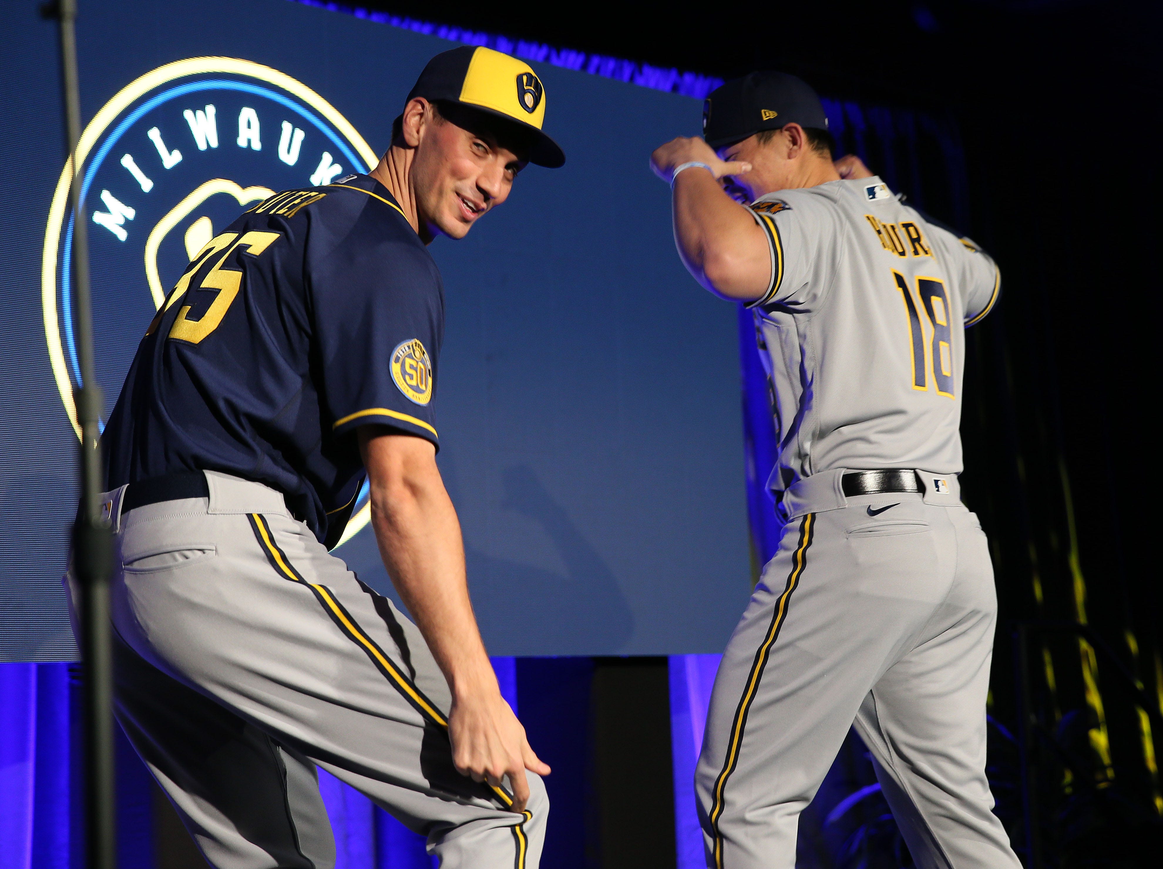 milwaukee brewers 50th anniversary jersey