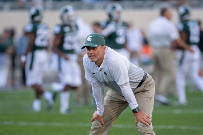 Offensive coordinator Brad Salem's contract with Michigan State is a rolling one-year deal.