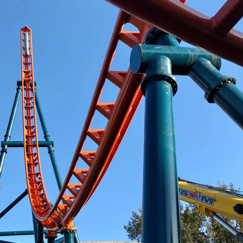 SeaWorld Orlando recently topped off the 93-foot t