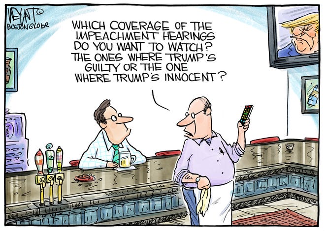 Trump guilty or innocent on TV.