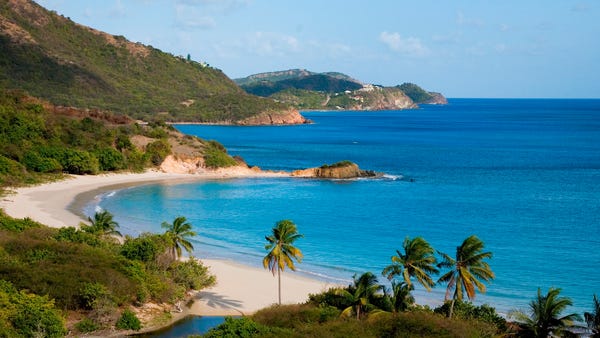 Antigua's Rendezvous Bay Beach is located within t