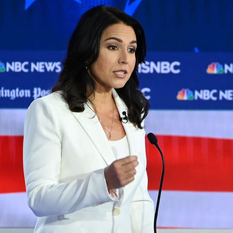 Democratic presidential hopeful Rep. Tulsi Gabbard