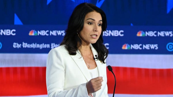 Democratic presidential hopeful Rep. Tulsi Gabbard