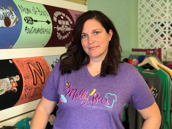 Molly Kinslow is getting her new store, Molly Bee's, ready for a grand opening on Nov. 30. The business is the newest local offering arriving just in time for Small Business Saturday.