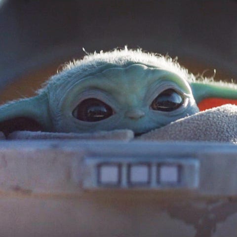 Baby Yoda in The Mandalorian Chapter 3