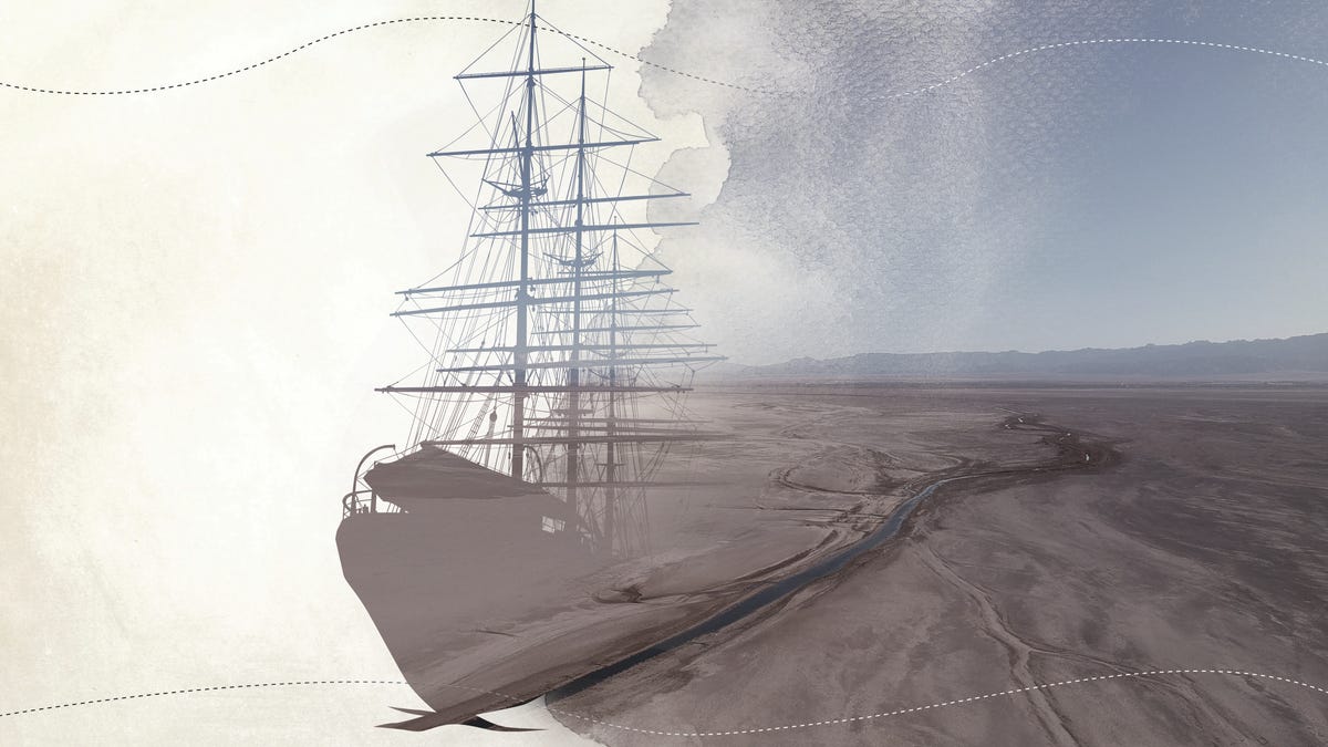 Lost ship of the desert