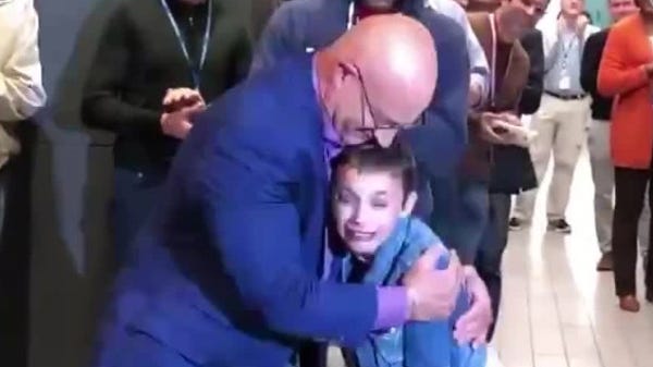 Young cancer survivor has dream come true meeting 