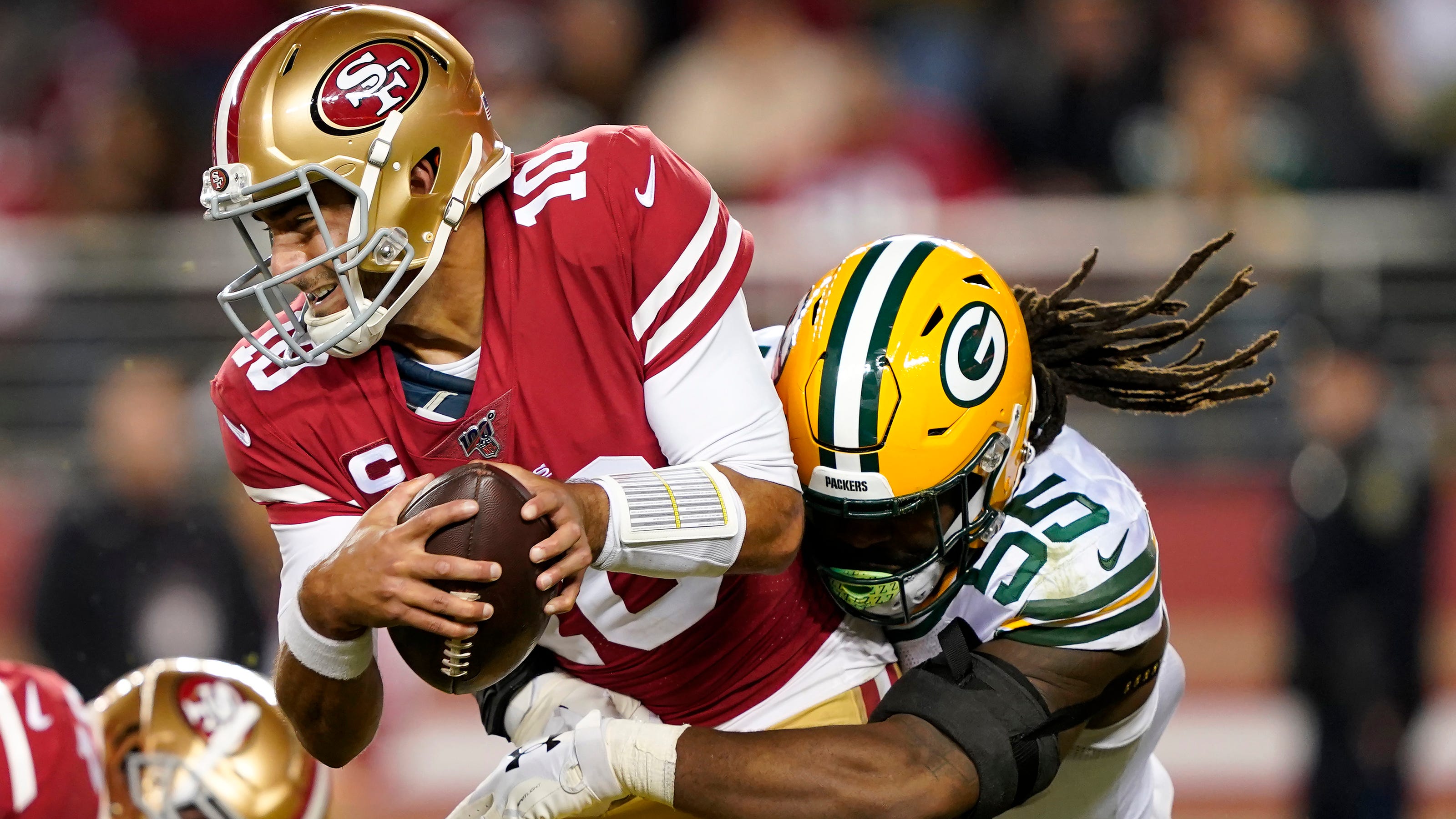 Packers Za Darius Smith Celebrates Sack With Touching Tribute