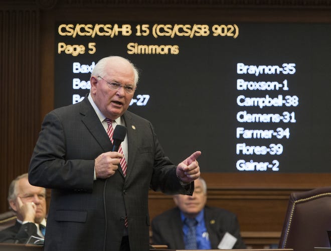 2017: Sen. Bill Montford, D-Tallahassee, voted for the package, splitting the city's delegation on what was everyone?s stated top priority: a pay raise for state workers.