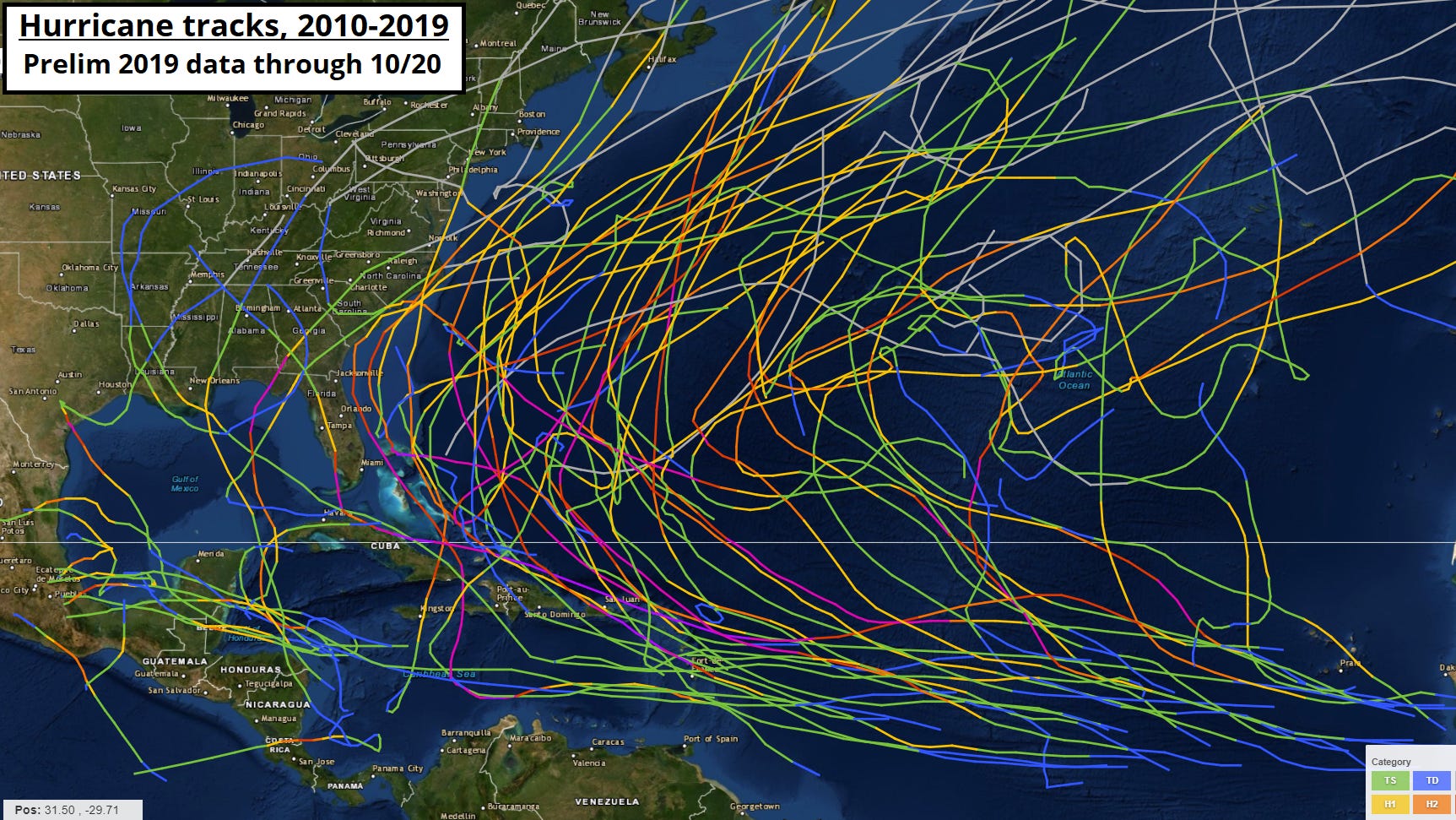 A Roller Coaster Hurricane Decade Comes To A Close Weathertiger A Roller Coaster Hurricane Decade Comes To A Close Weathertiger