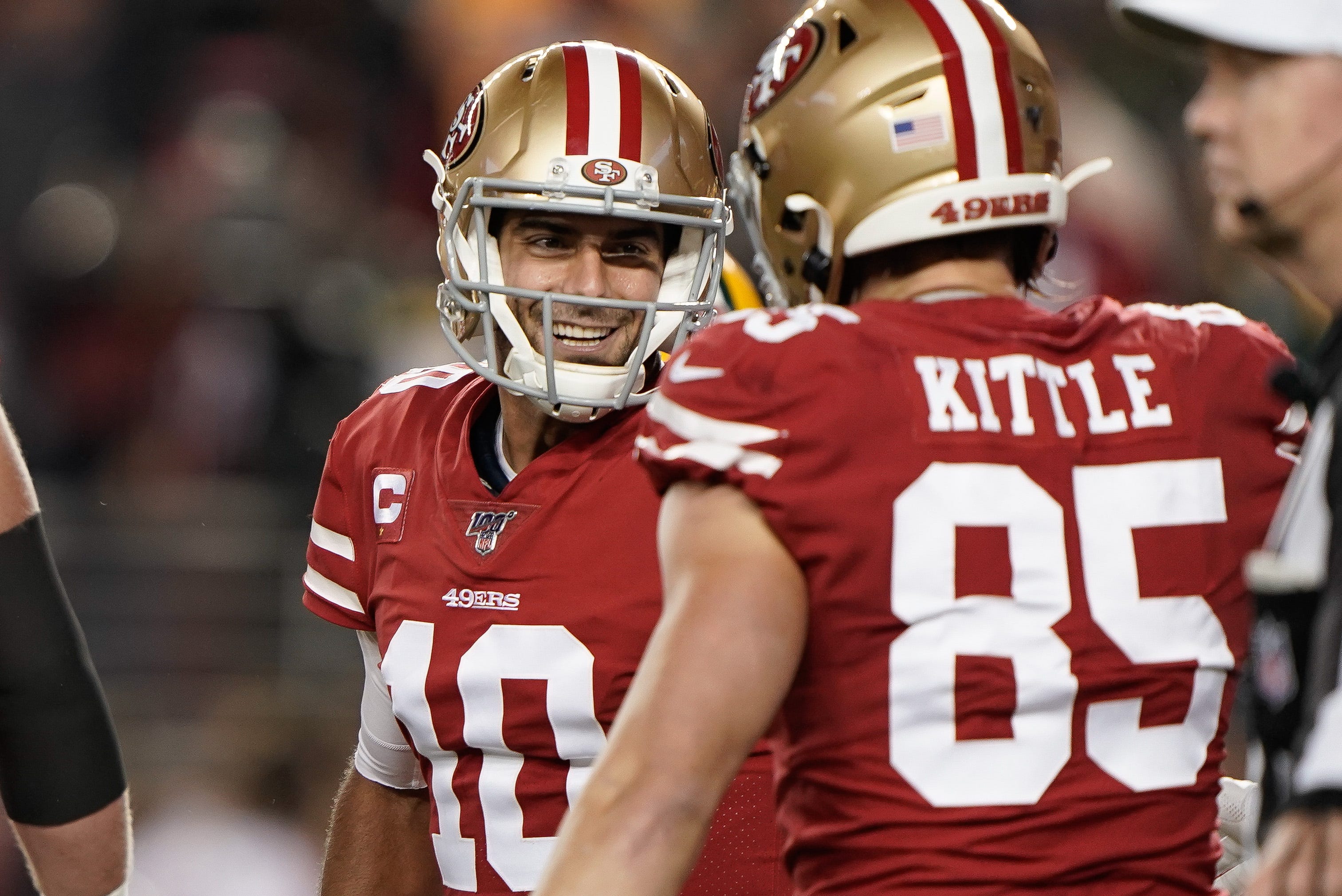 He's a grown man, he can deal with it': George Kittle on Jimmy G ...