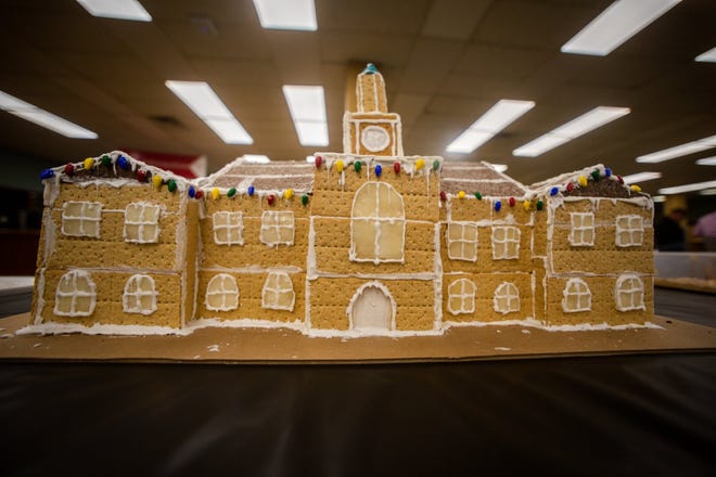 APSU students submitted nine graham cracker structures modeling a building — past or present — on Austin Peay’s campus.