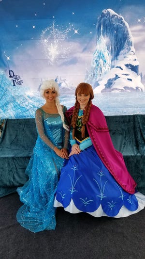 Children will have opportunities to meet the Snow Sisters on Dec. 14 and Dec. 21.