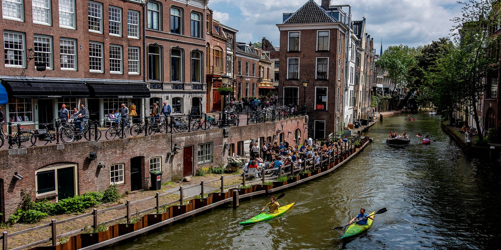 Dom Tower and Utrecht canals