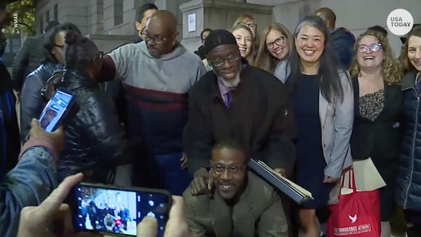 Wrongfully convicted of murder, 3 men finally walk