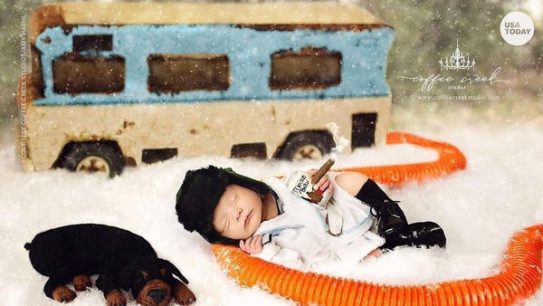 From Clark Griswold to Cousin Eddie, babies recrea