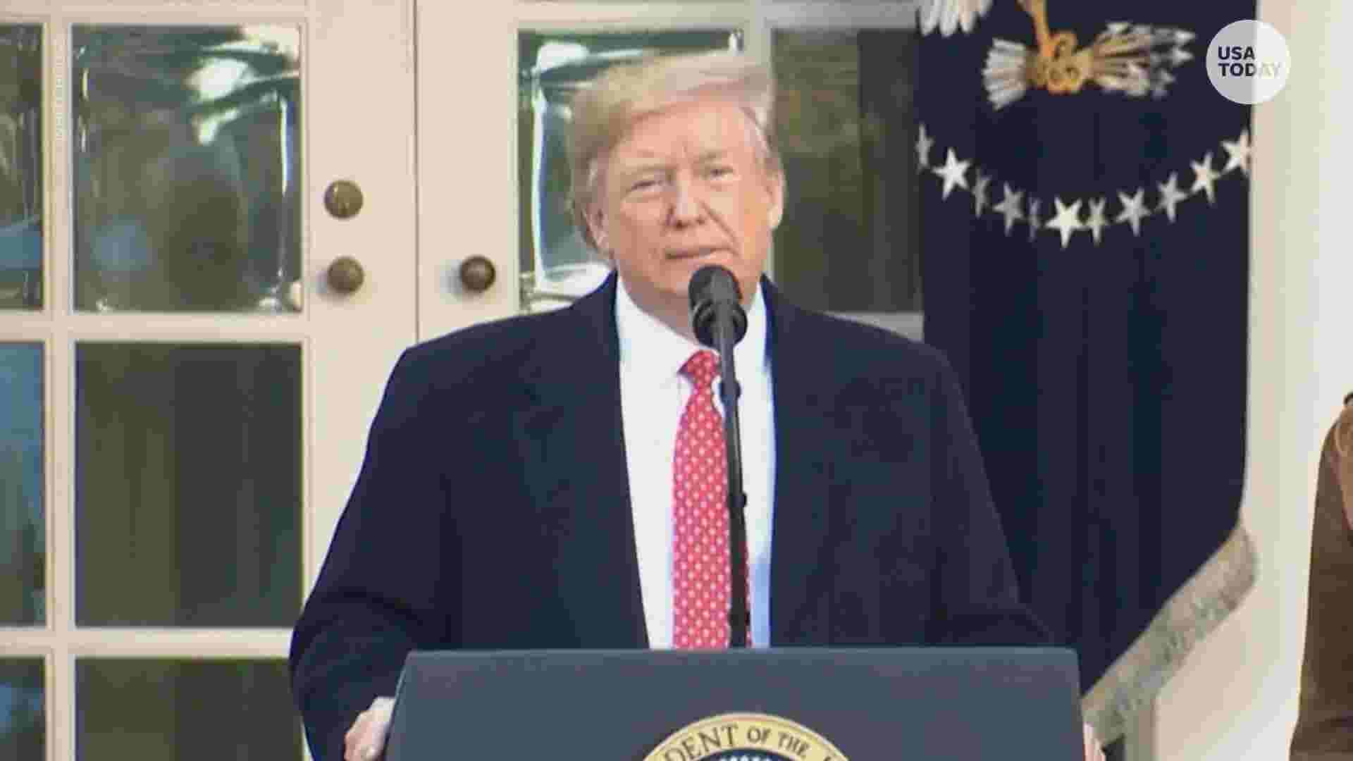 Thanksgiving: President Trump pardoned two turkeys, Bread and Butter