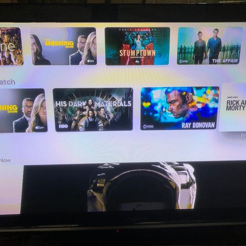 Apple TV screen