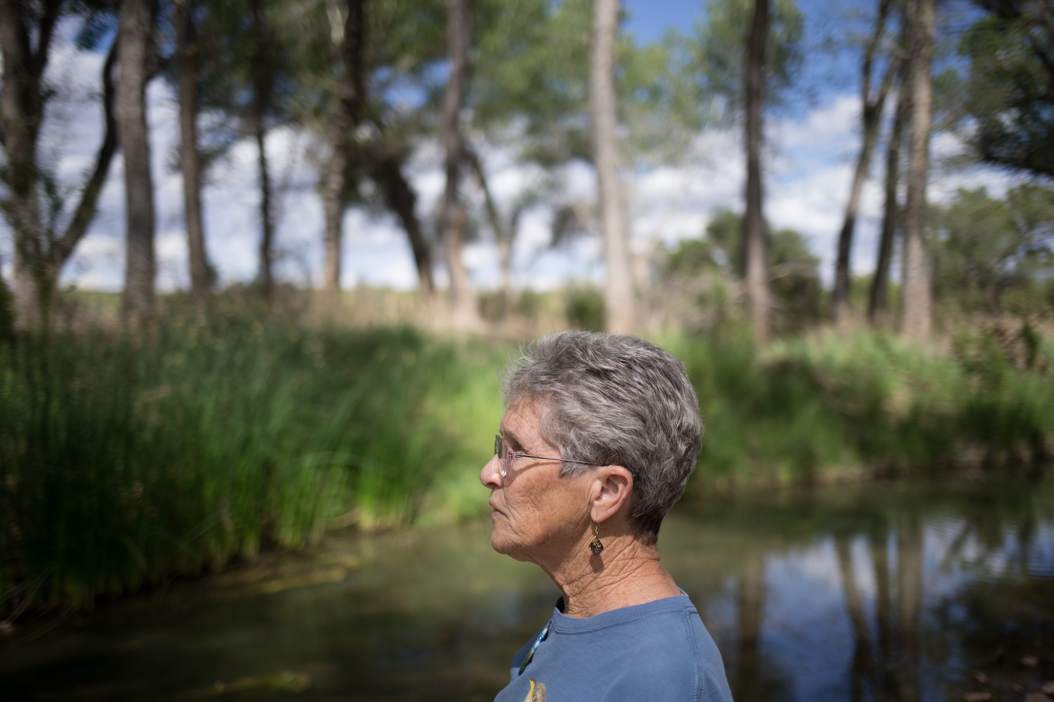 Tricia Gerrodette says she fears groundwater pumping could destroy the San Pedro River. She hopes for changes that keep the river flowing, but says: “I’m terrified for its future.”