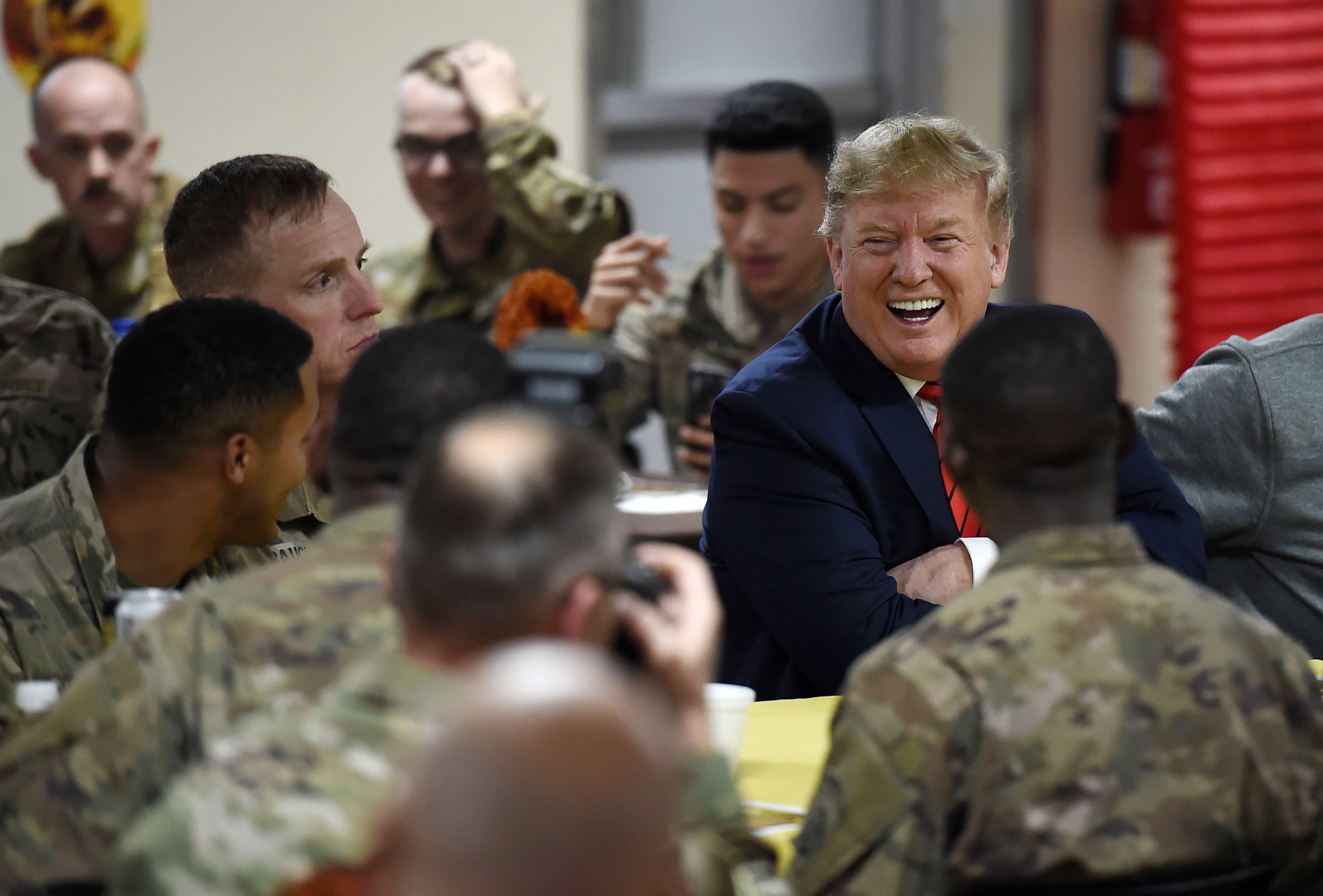 Thanksgiving President Trump resuming peace talks with Taliban