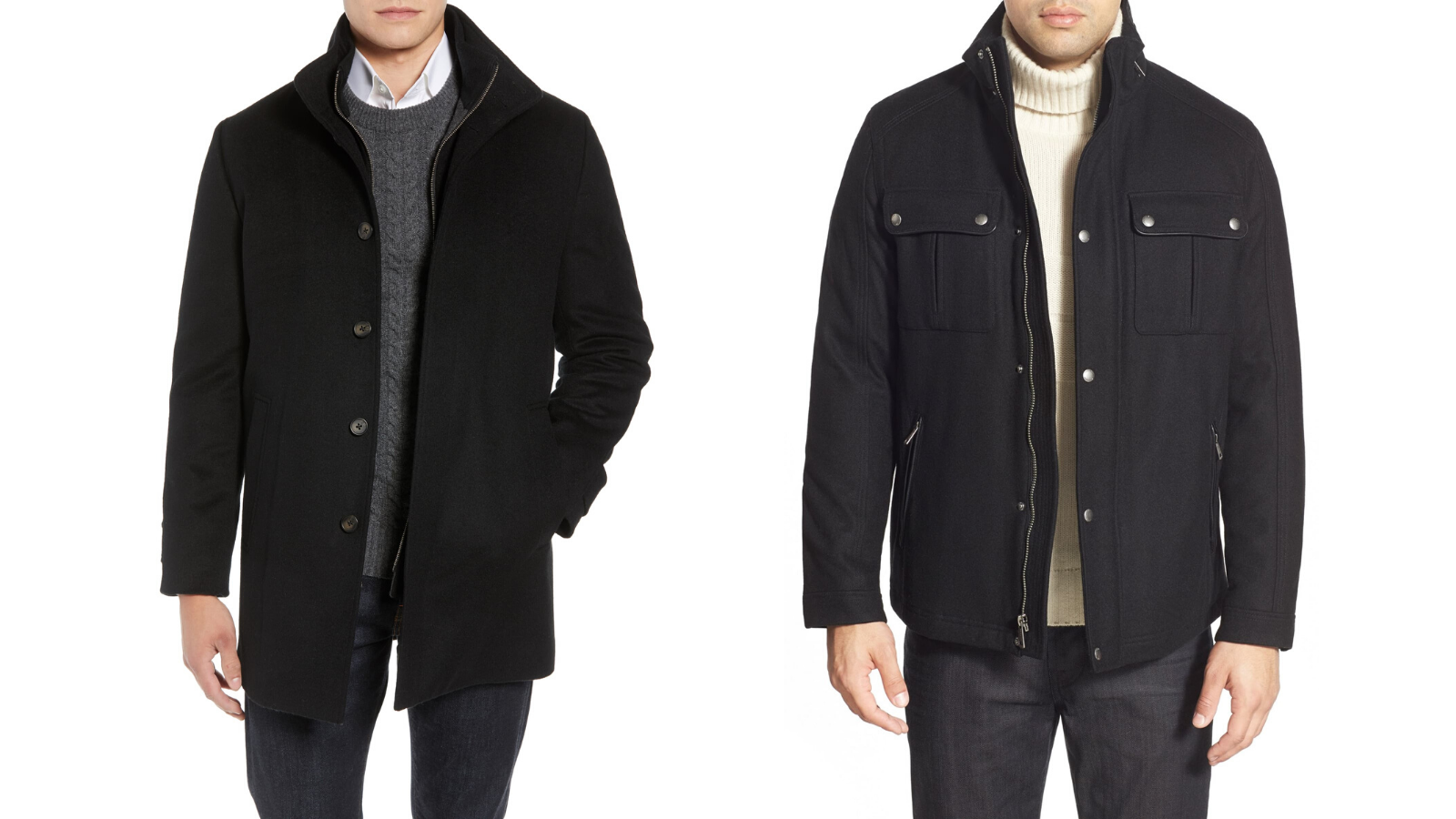 hudson wool car coat