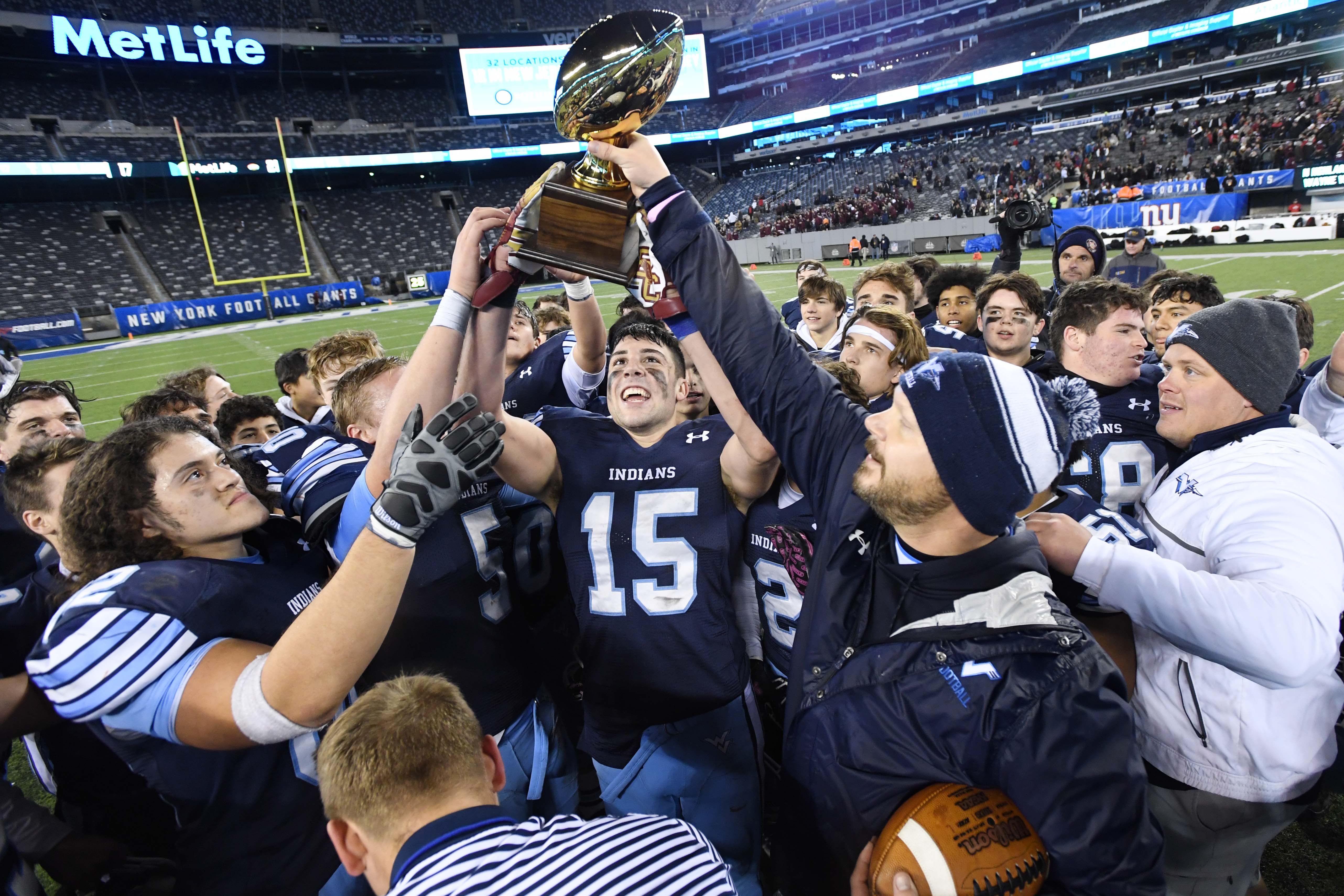 Wayne Valley football completes historic run with poise and a trophy