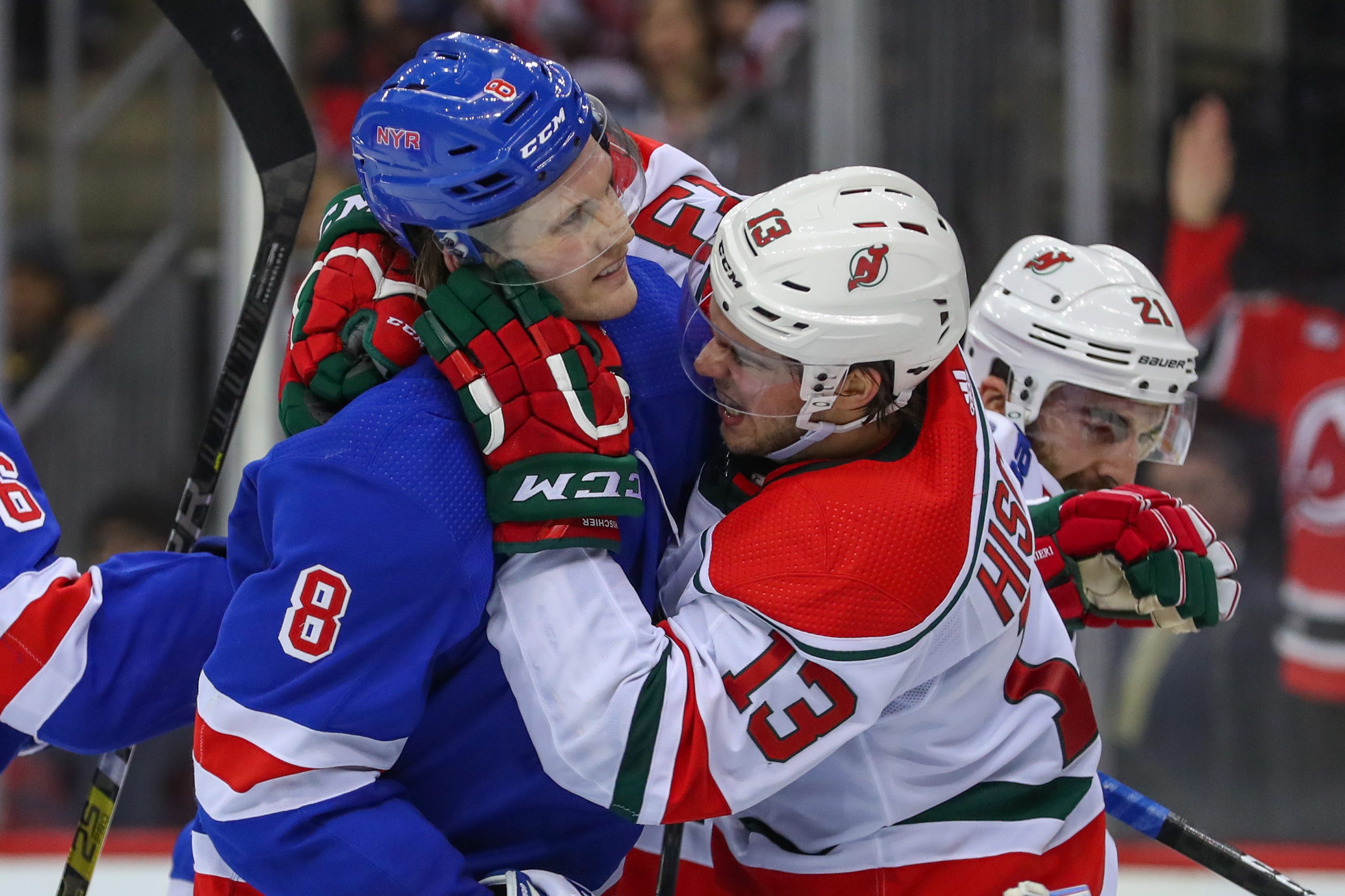 new york rangers at new jersey devils