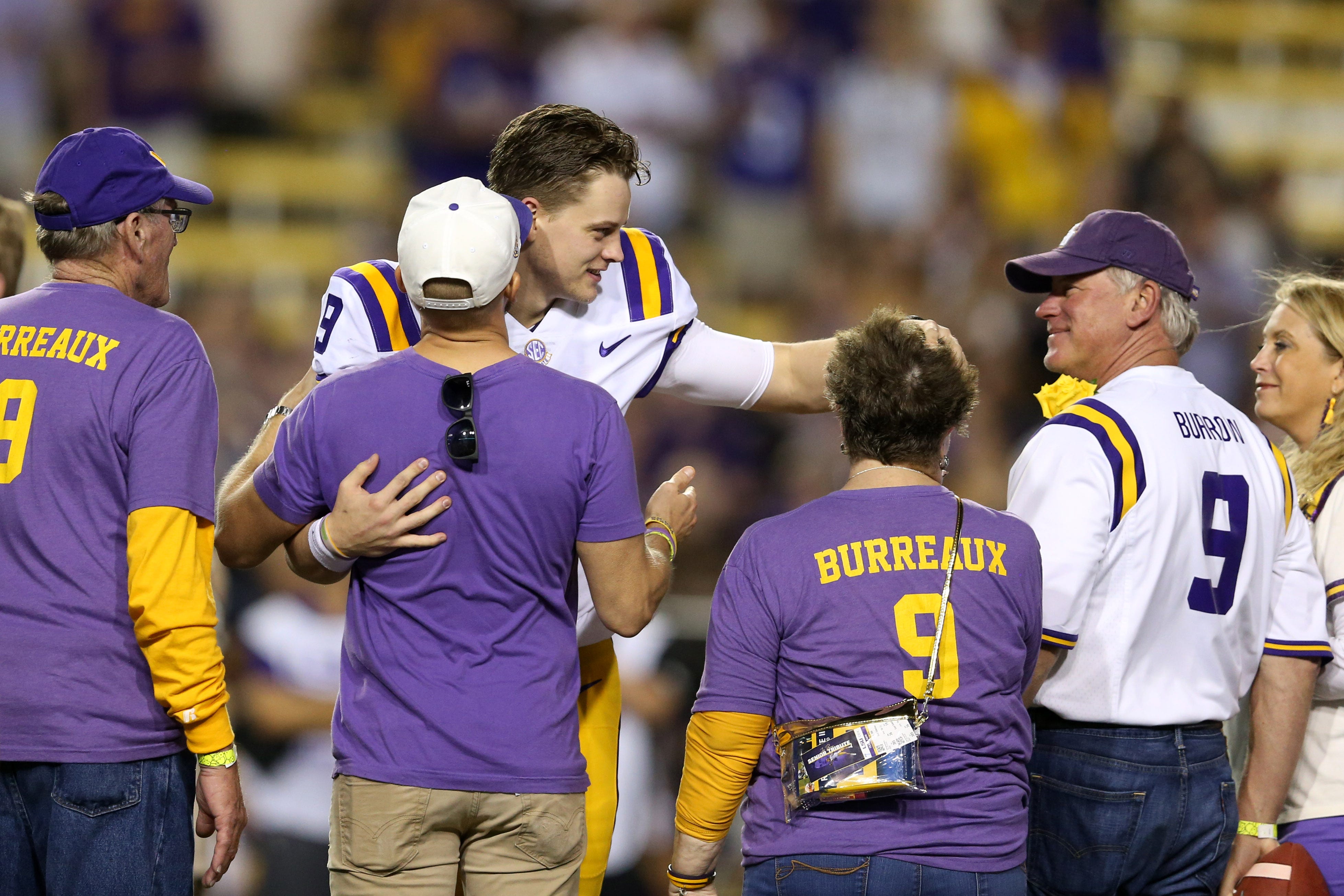 joe burrow senior day jersey