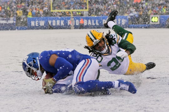 Green Bay Packers Kevin King Jimmy Graham Active Against
