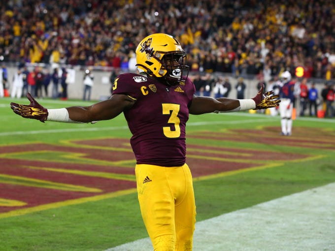 Eno Benjamin Arizona State Running Back Declares For 2020