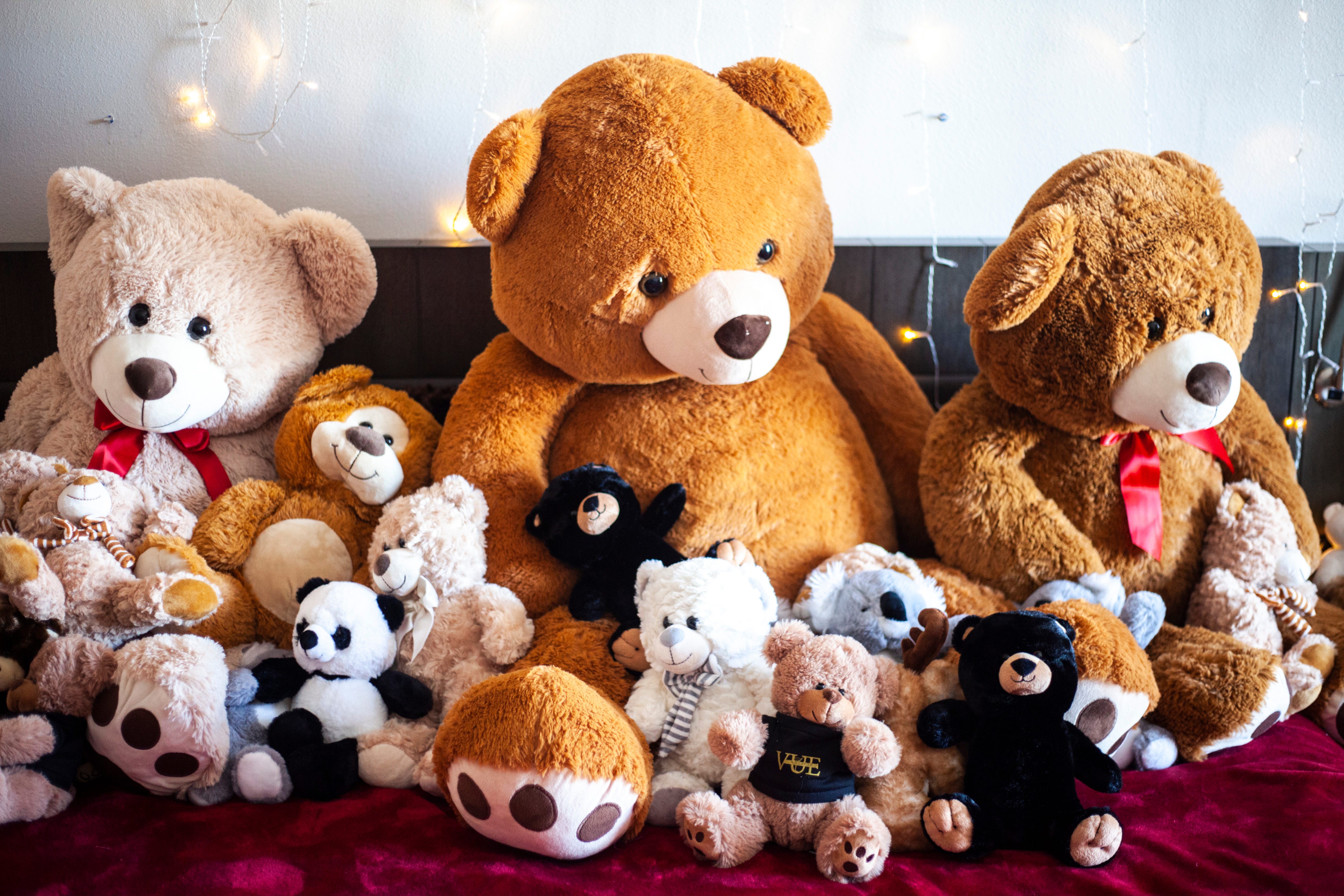 clinton's big teddy bear