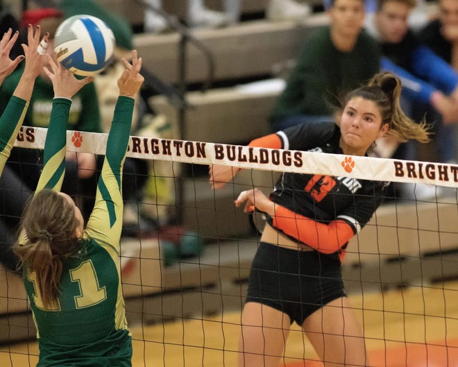 Brighton's Celia Cullen is a two-time first-team all-state volleyball player.
