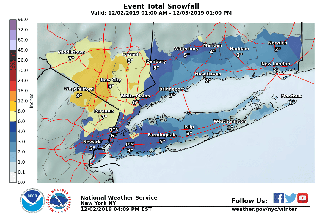current snow accumulation nyc current snow accumulation nyc